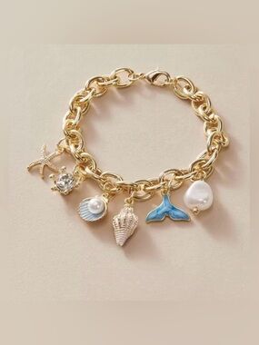 💎 NEW 💎 Gold Sea Charm Bracelet 💎